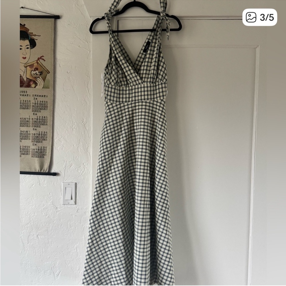 Lulus Chic French Girl Midi Dress - Picture 3 of 5